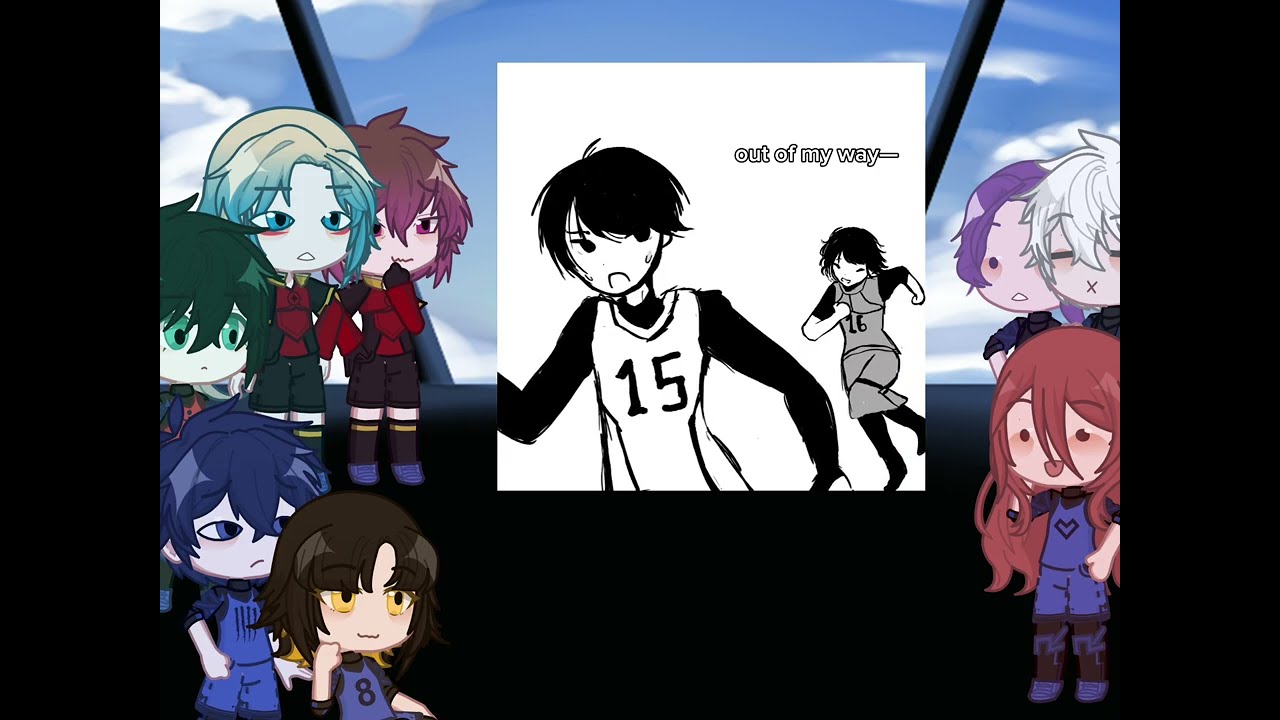 Blue lock react to Bachisagi | gacha life 2