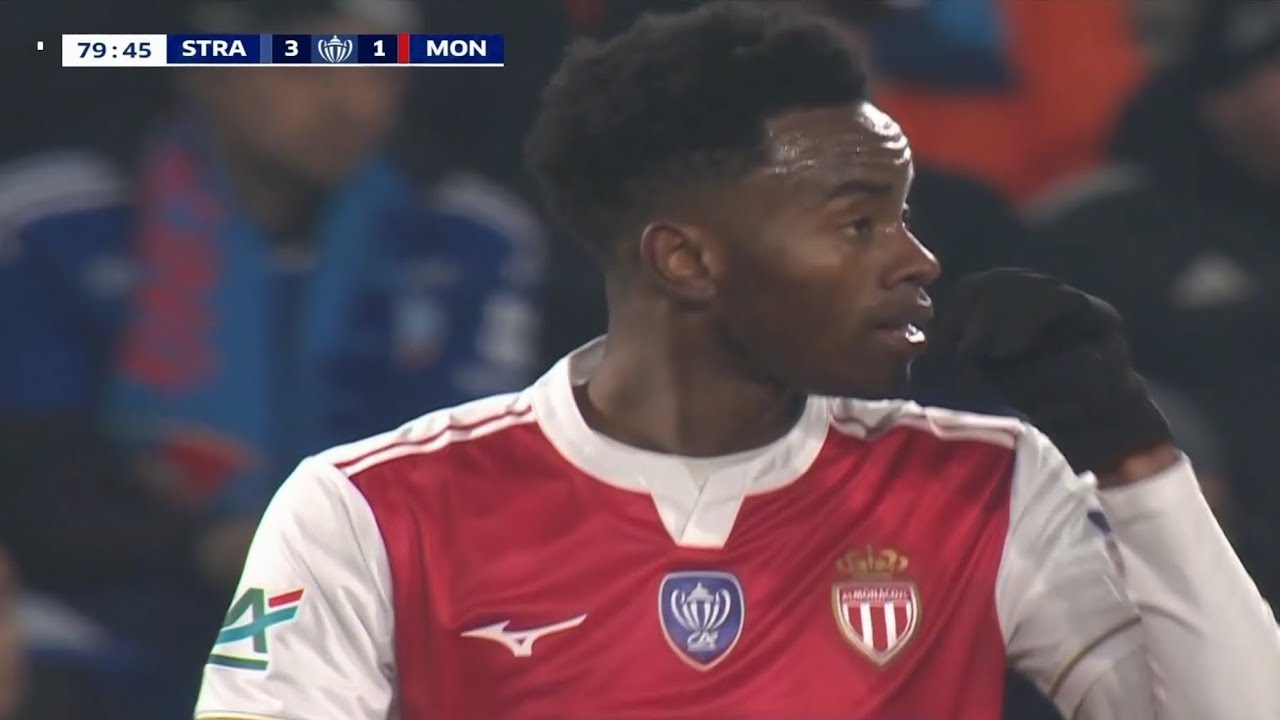 Les d&eacute;buts de Simon Adingra au Monaco face &agrave; Strasbourg 
