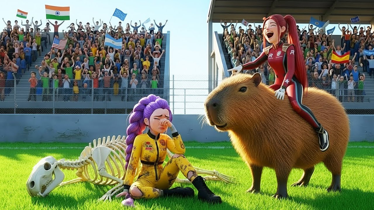 Rumi vs Mira – The Most Dangerous Capybara Race (Power vs Speed)