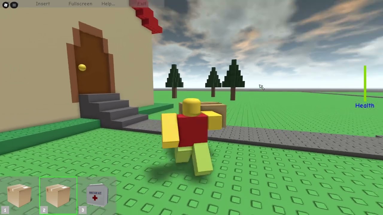 Strange roblox horror game??