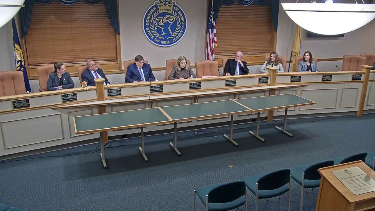 Ramsey Mayor and Council Regular Session Meeting