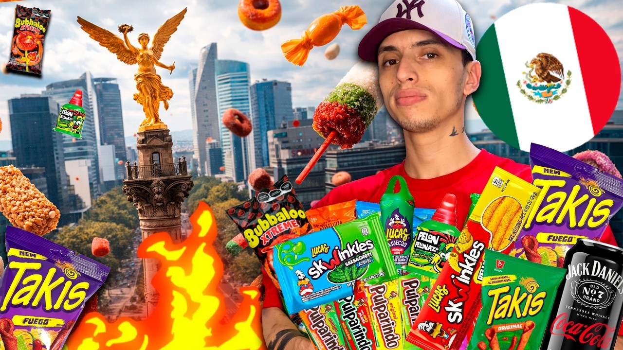 Probando DULCES MEXICANOS en MÉXICO | HITBOY