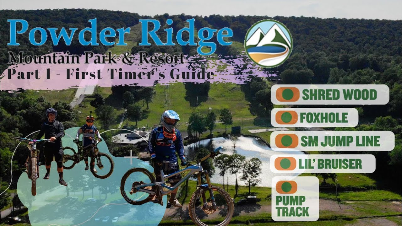 Downhill Bike Park | First Timer's Guide - Green Lines + Pump Track | Powder Ridge Bike Park