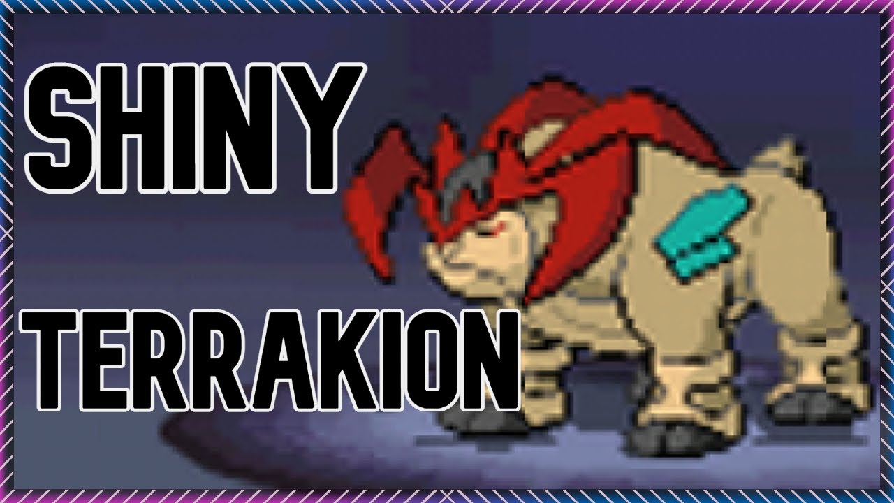 [LIVE] Shiny Terrakion in Pokemon Black/White after 5,427 soft resets!!!!!
