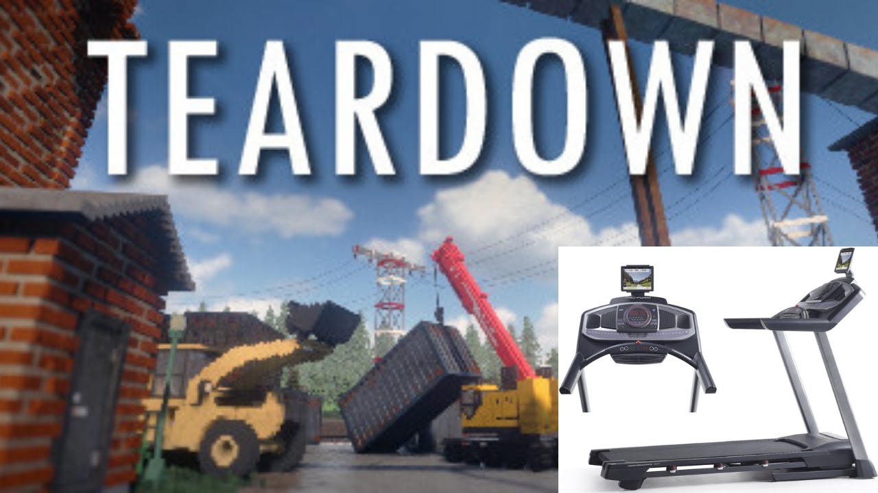 Teardown but it's just a treadmill being destroyed. Tribute to Smii7y