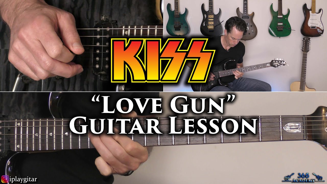 KISS - Урок игры на гитаре Love Gun