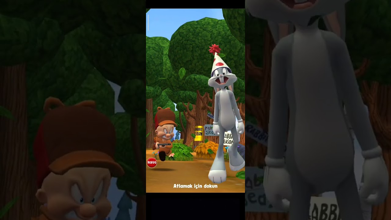 Looney tunes dash Daffy Duck clown hat Bugs Bunny clown hat
