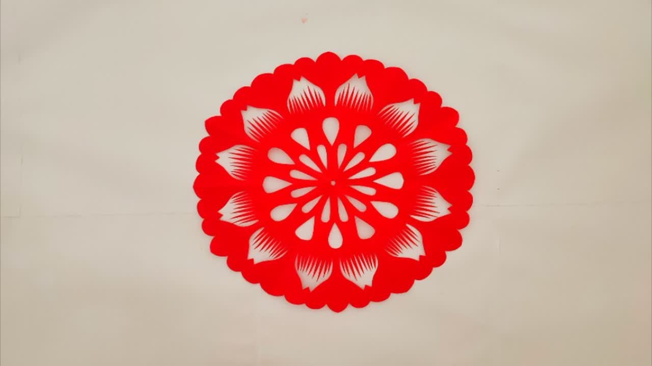 剪团花，图案这么画更漂亮哦！