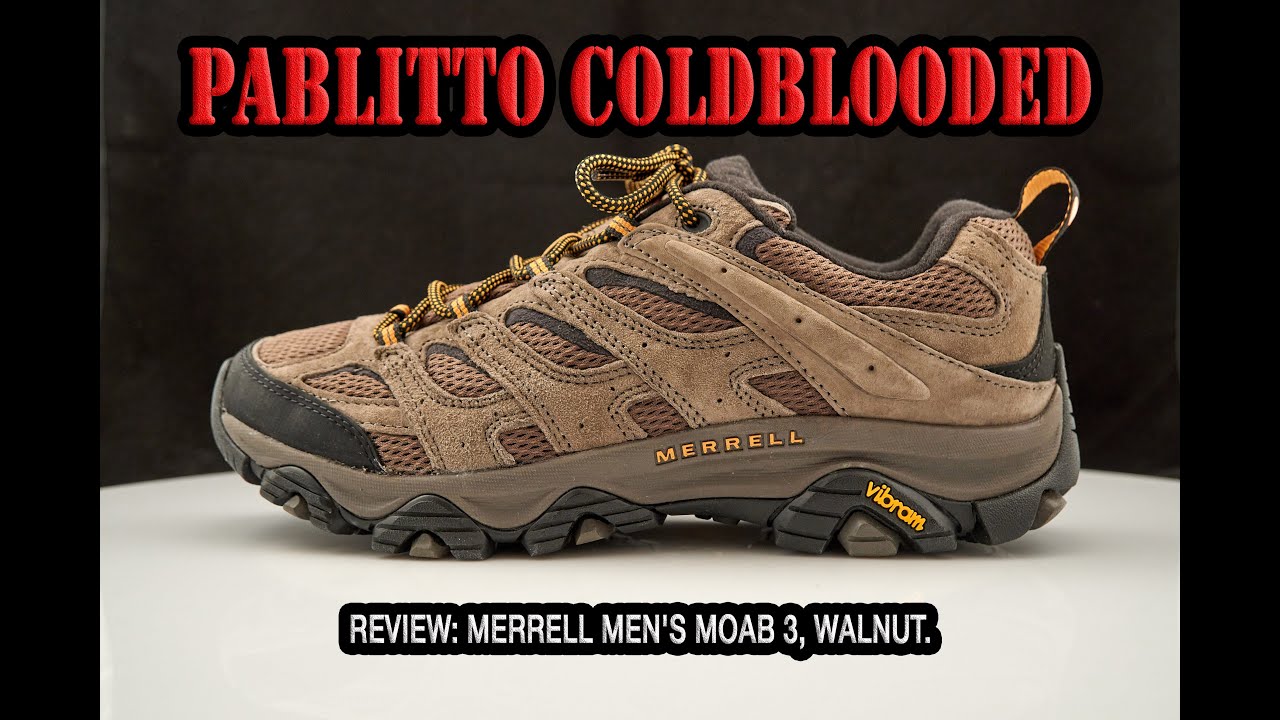Review: Merrell Men's Moab 3, Walnut.