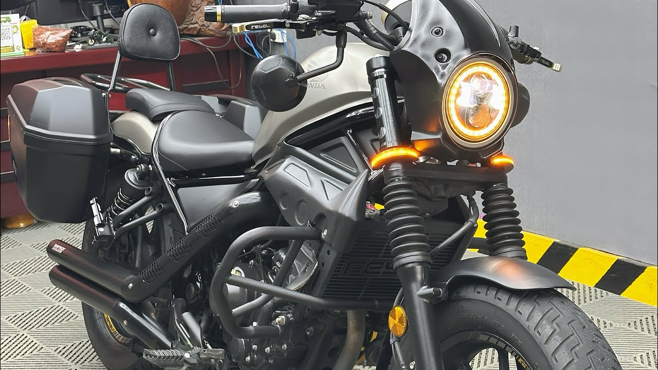 Honda Rebel 300 lên nhiều đồ, đi cực ít 