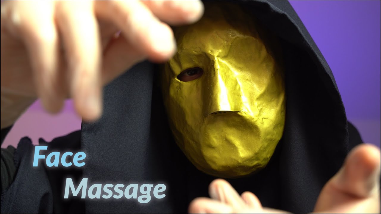 ASMR | Face Massage with Latex Gloves | No Talking