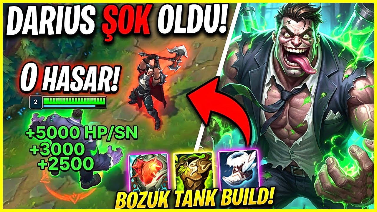 DR. MUNDO, DARIUS'U HAŞAT EDİYOR! (Ölümsüz Mundo Vs Darius)