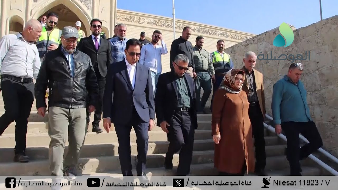 استجابة لمناشدات عبر الموصلية..محافظ نينوى يطلع على سير العمل في جامع النبي يونس