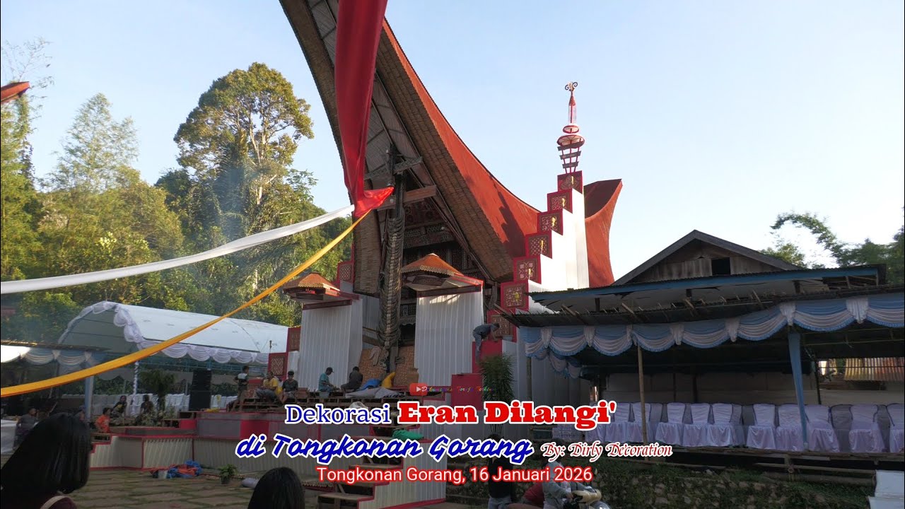Dekorasi ERAN DILANGI' di Tongkonan Gorang by : Dirly Decoration