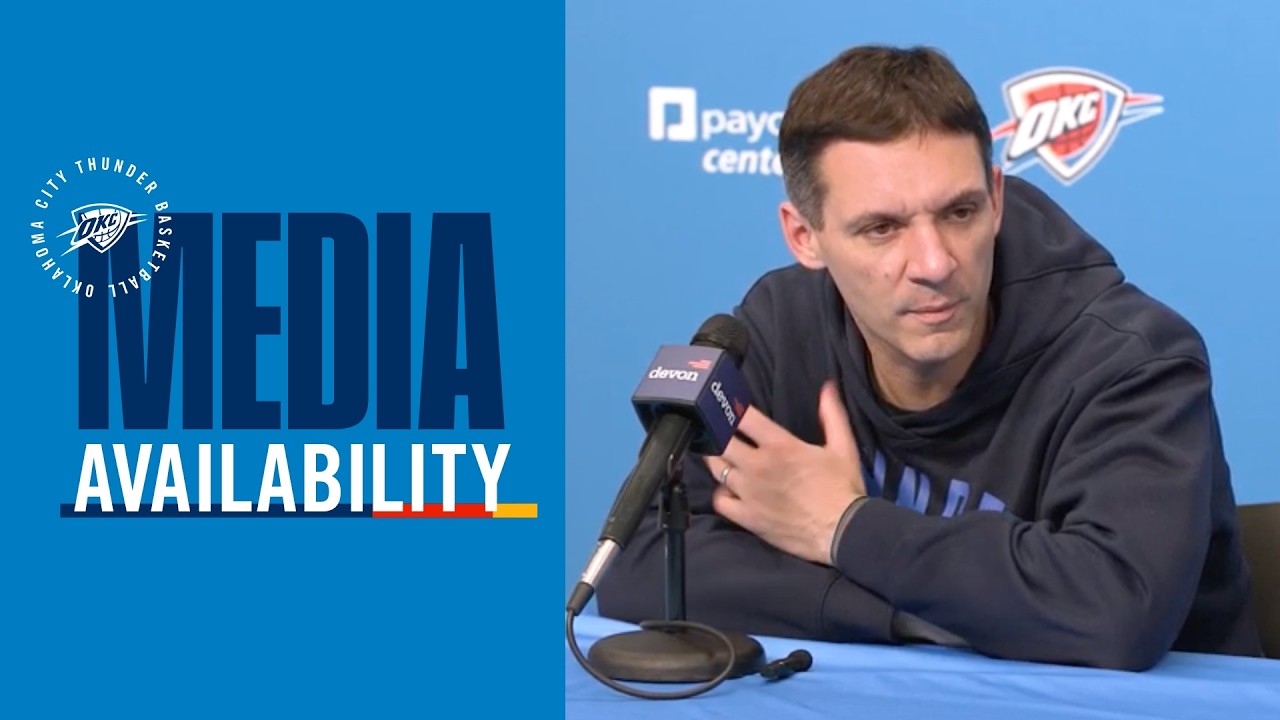 Coach Daigneault on SGA's sidestep three | Postgame Media | March 7, 2026