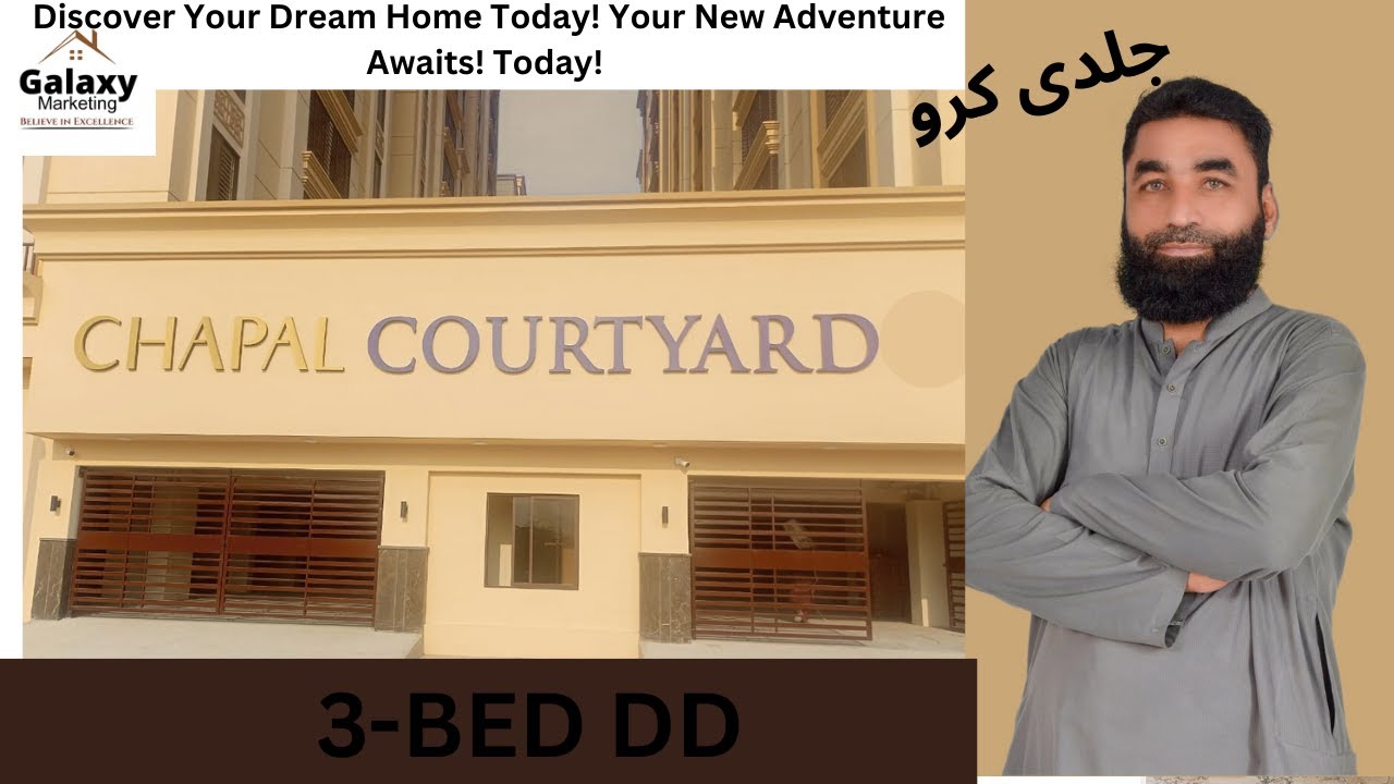 Chapal Courtyard 1 || 3 Bed-DD || House for Sale || Munasib Qeemat || Galaxy Marketing