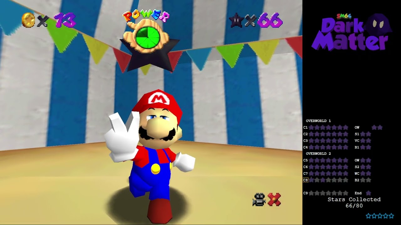SM64 Dark Matter #13 ⭐ Course 8: Bowser Land