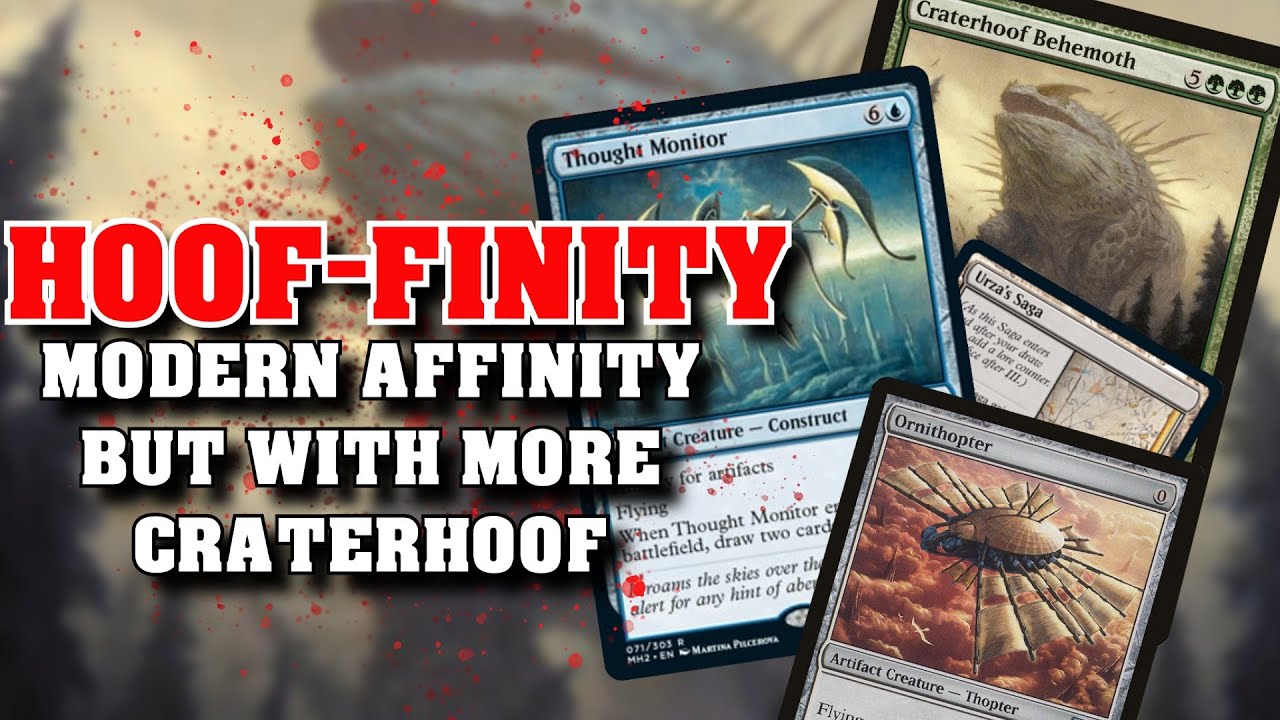 Modern Affinity, but now with MORE Craterhoof Behemoth - MTG Modern Deck Tech and Gameplay
