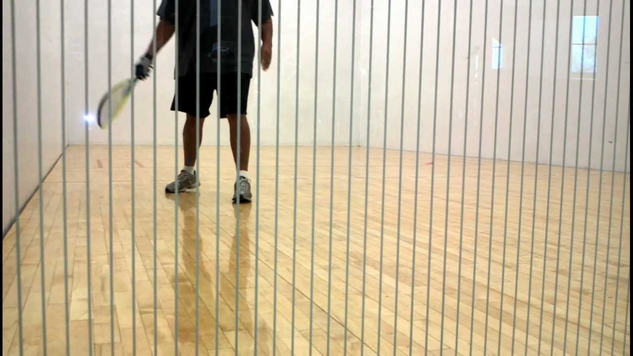 Solo Racquetball Practice - 4-29-2012 - LA Fitness
