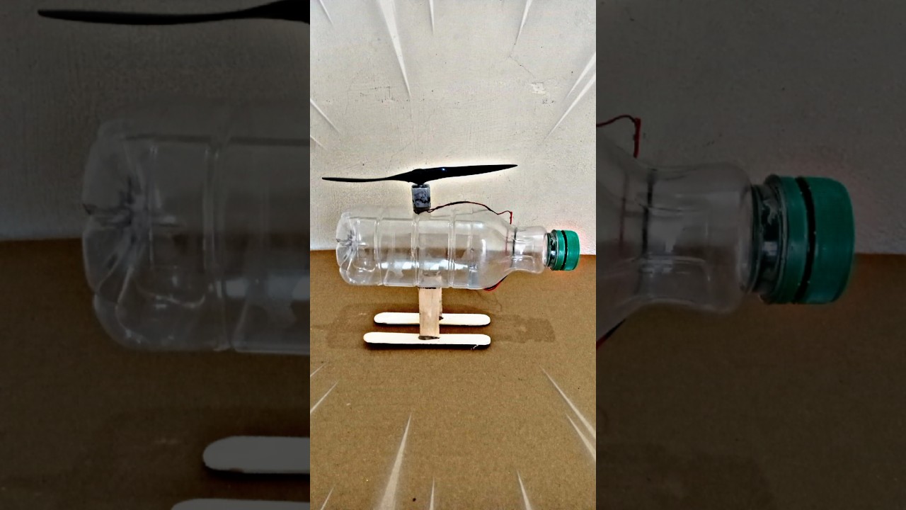 How to make helicopter plastic bottle helicopter diy #short #video #viralhelicopter #yt