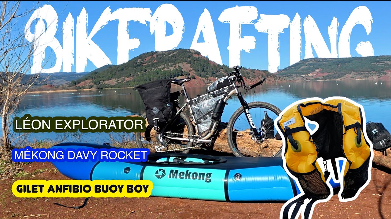 Mon vélo de bikerafting. Petite préparation sur le Léon Explorator pour la pratique du bikerafting.