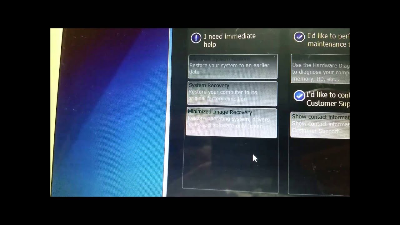 HP Pavilion G6 series Factory Reload fix HP laptop restore to factory out of box state