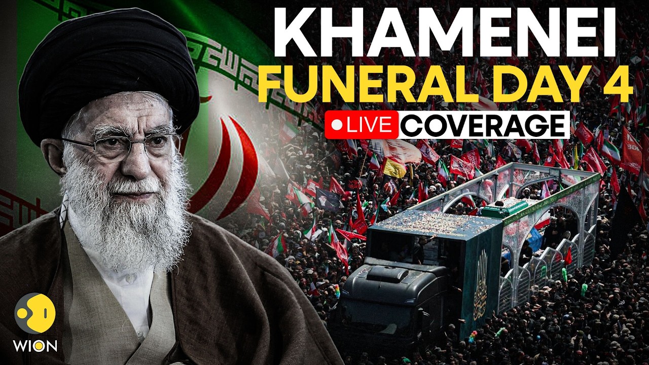 Khamenei Funeral LIVE: Iranians Gather Un Qom for Funeral Procession Of Supreme Leader Ali Khamenei