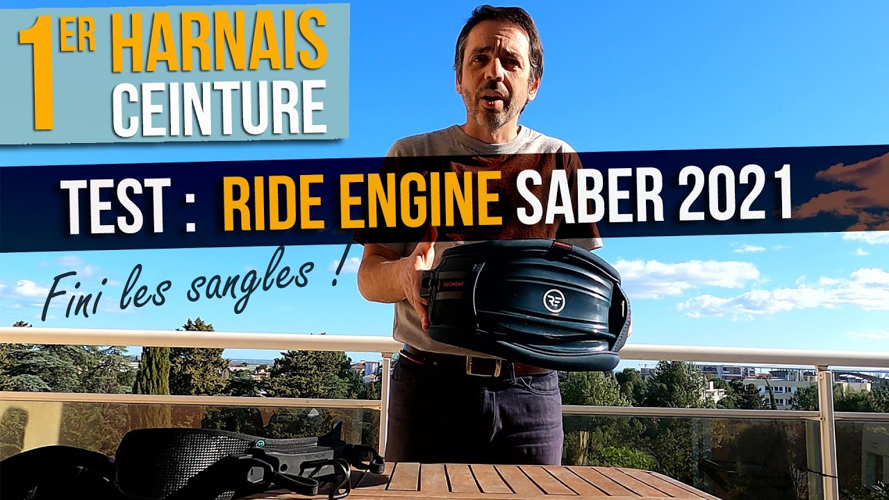 Kitesurf débutant - Passage au Harnais Ceinture ? Test Ride Engine Saber 2021, fini les sangles !