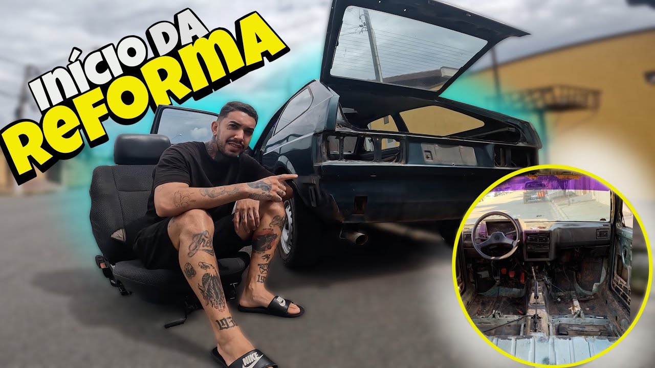 DESMONTEI MEU GOL QUADRADO INTEIRO 😱EP 1 IN&Iacute;CIO DA REFORMA