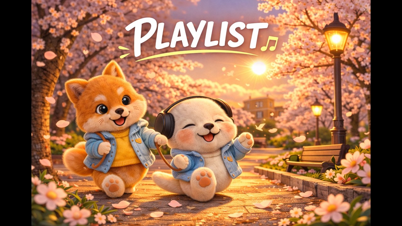 [Playlist] 비 그친 뒤 더욱 선명해진 봄의 공기, 그 길을 따라 걷는 포근한 산책 플레이리스트 🌿✨