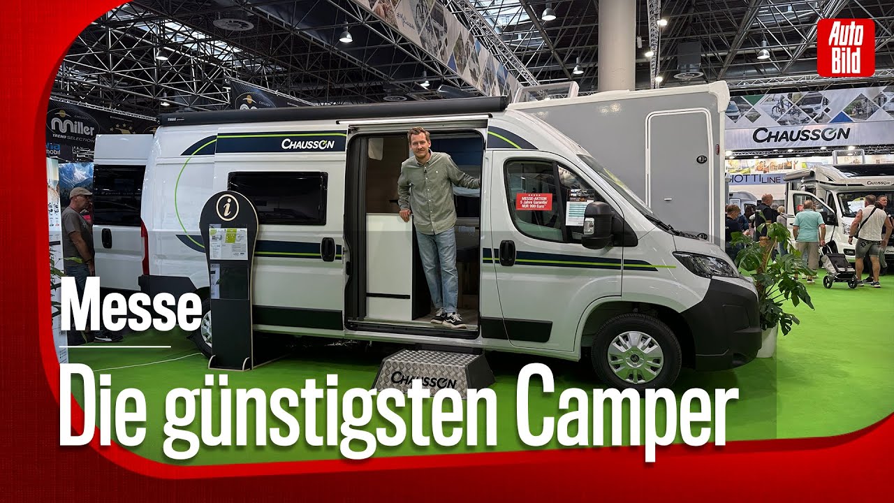 Die 5 günstigsten Campervans vom Caravan Salon 2025