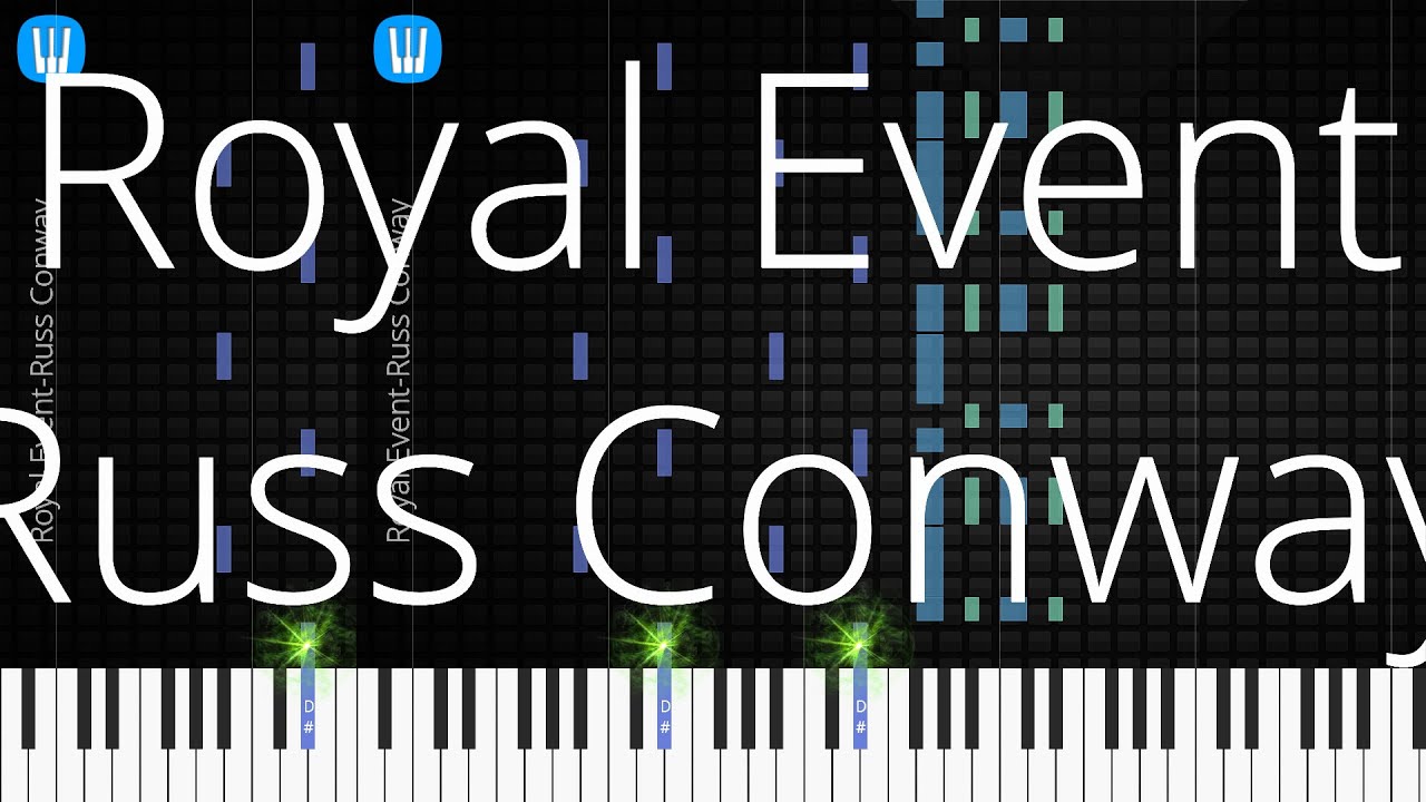 🎹 Royal Event, Russ Conway, Synthesia Piano Tutorial