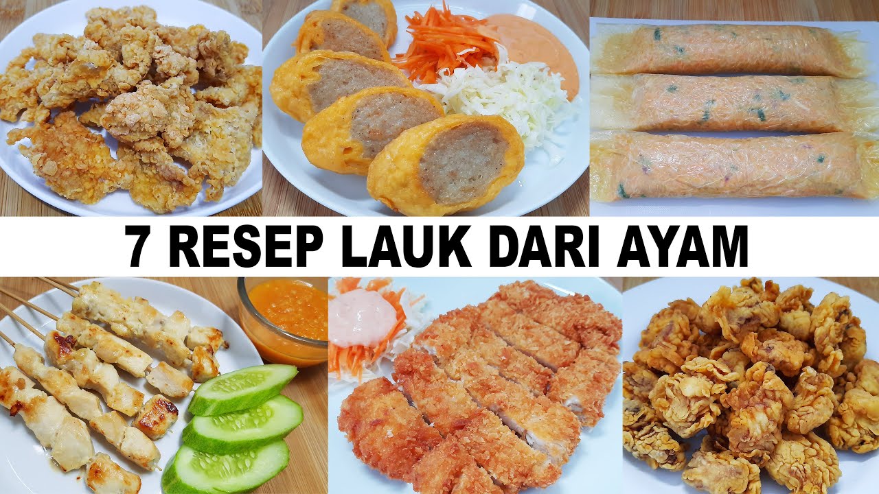 7 RESEP LAUK DARI AYAM MUDAH DAN ENAK | MASAKAN SEHARI HARI CHECK