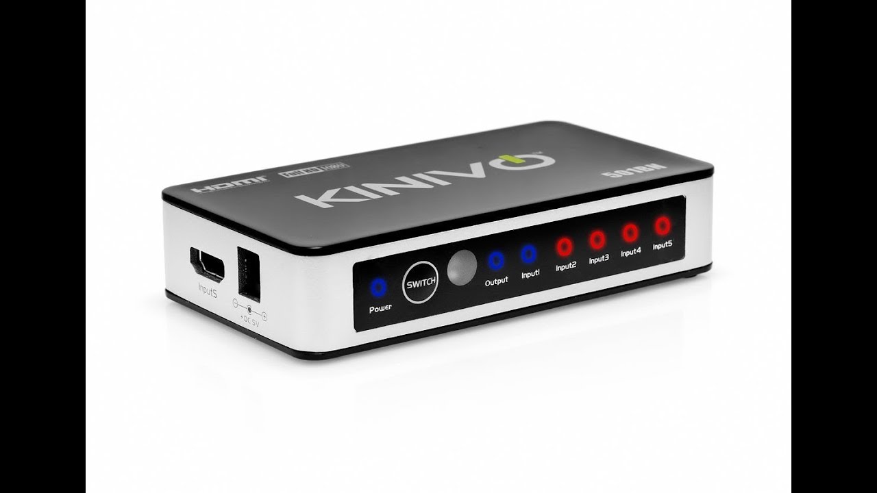 Unboxing conmutador HDMI Kinivo 501BN