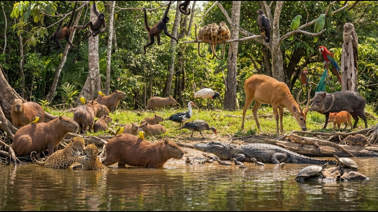 A Relaxing Journey Through the Amazon: Wildlife Secrets Revealed