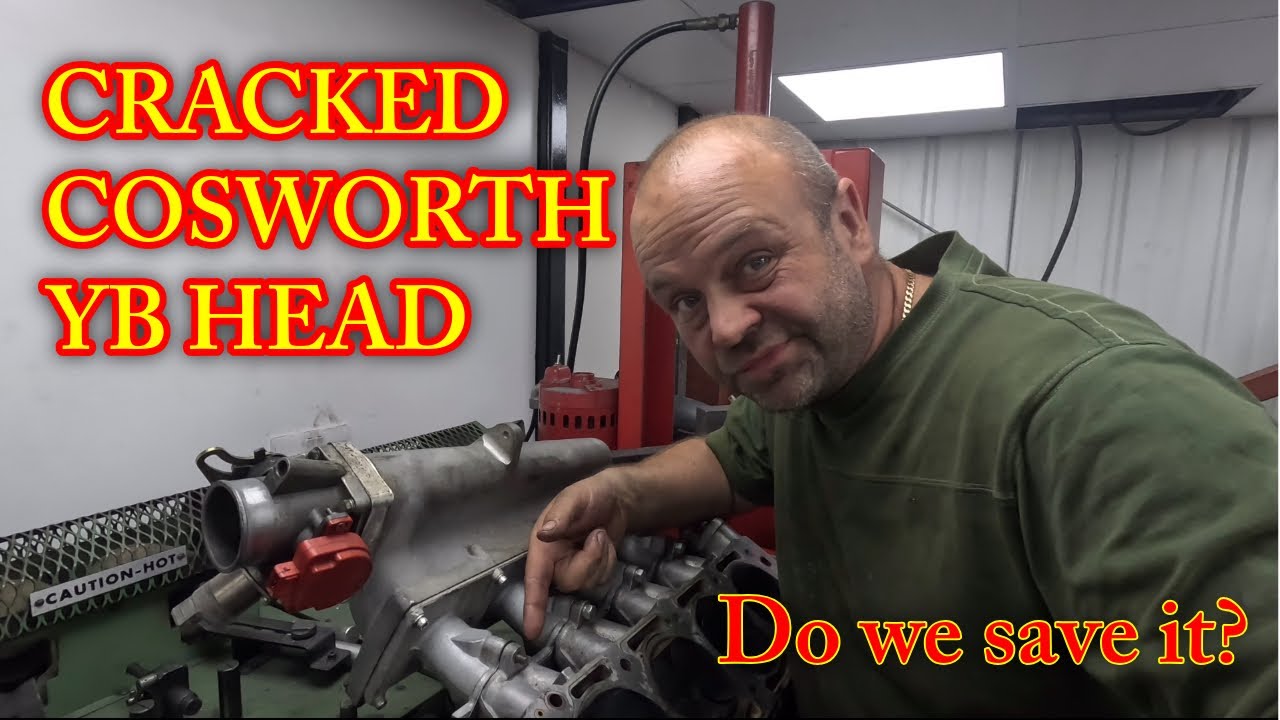 Can we save this cracked Cosworth YB Cylinder head from a Xpack Escort MK2 Aluminium welding 