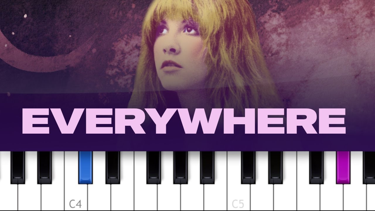 Fleetwood Mac - Everywhere (piano tutorial)