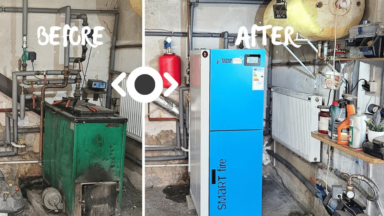 NIECH BĘDZIE ODPALONY odc 002 - montaż kotła HKS Lazar Smartfire 11/130