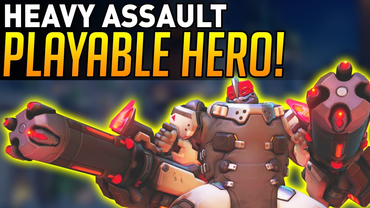 Overwatch | Playing as HEAVY ASSAULT in Competitive!