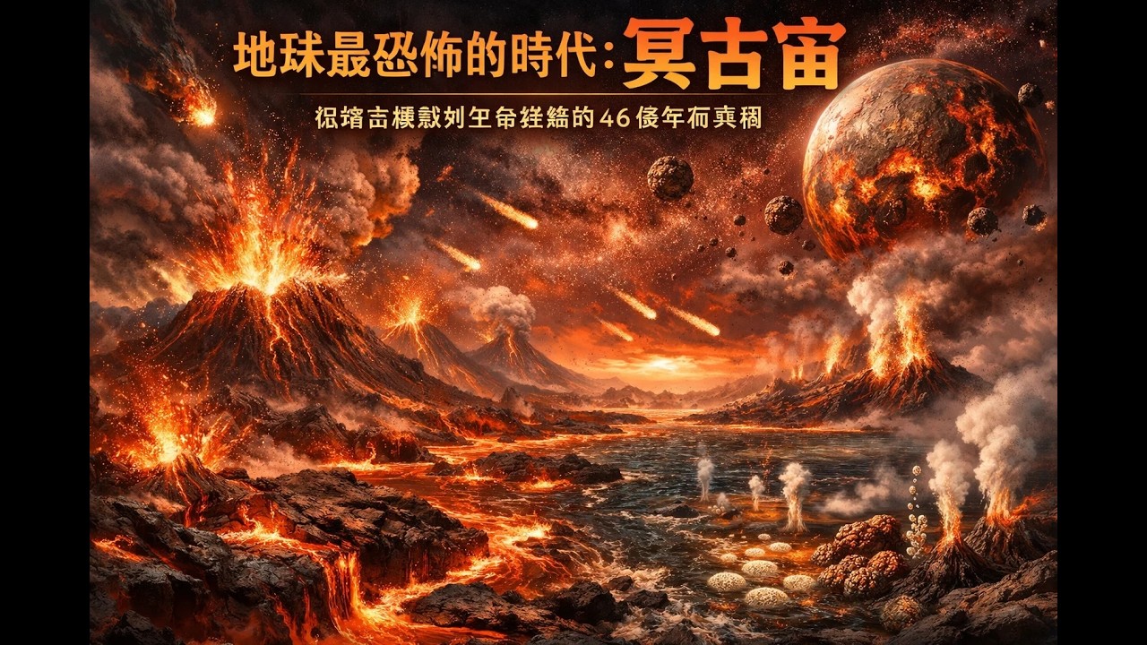 地球最恐怖的時代：冥古宙——從熔岩煉獄到生命搖籃的46億年前真相