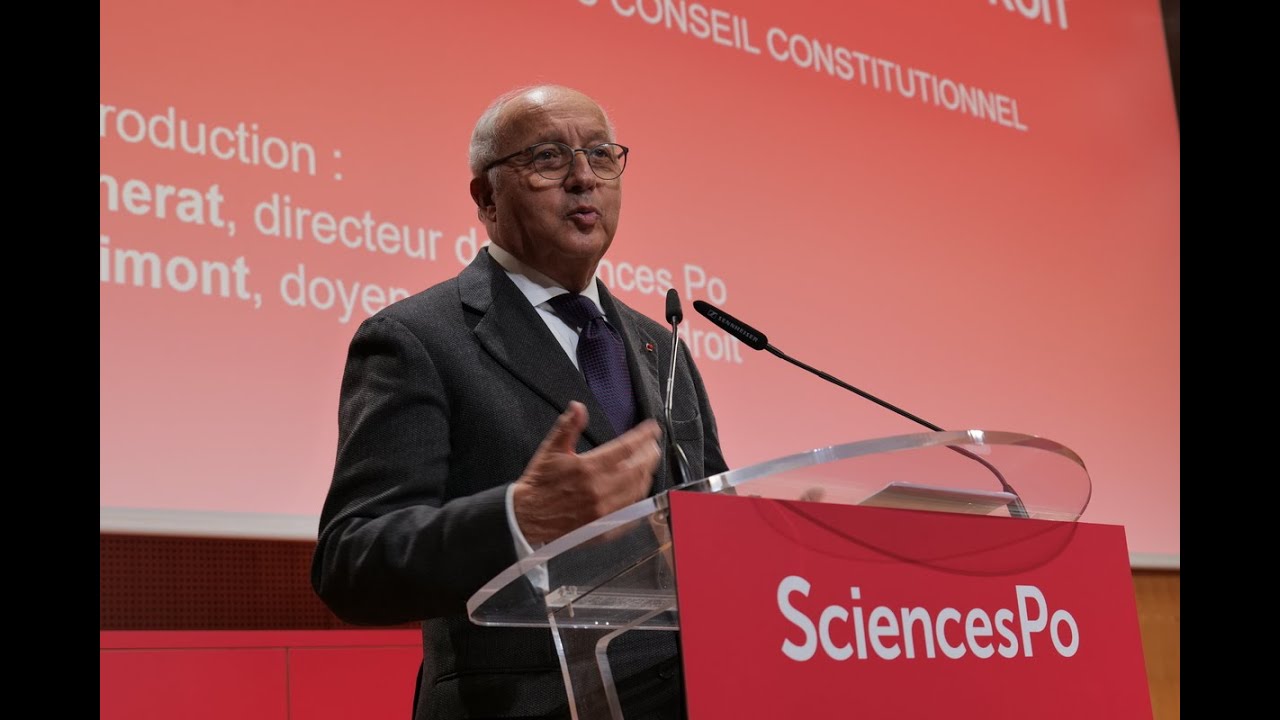 Leçon inaugurale de l'Ecole de droit par Laurent Fabius