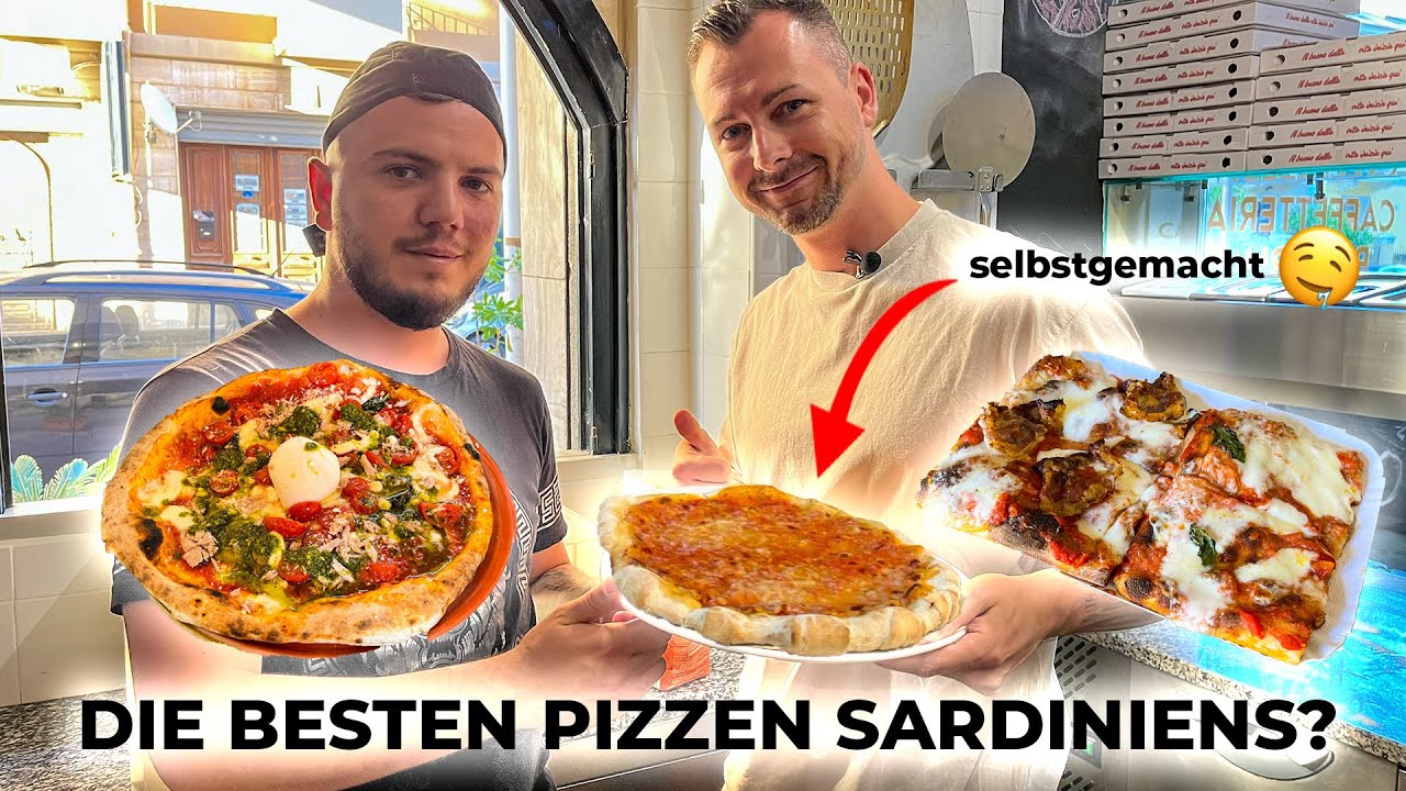 So schmeckt PIZZA auf SARDINIEN - Ich mache meine Pizza im Restaurant selbst 🍕🇮🇹