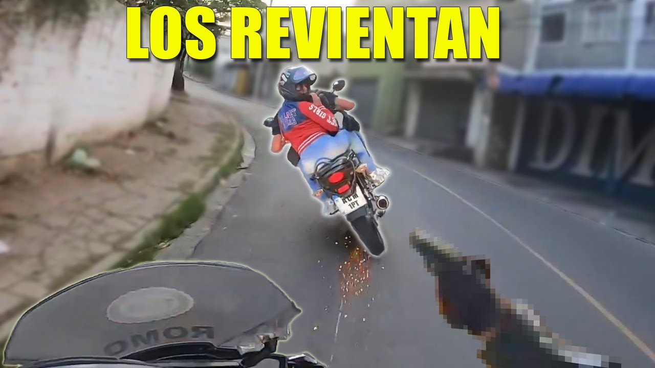 PAJERAS que se FUGAN de la polic&iacute;a en MOTO con finales FELICES