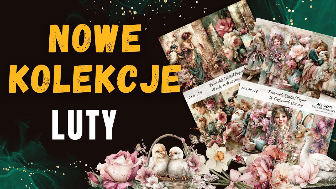 rezentacja lutowych kolekcji DIGI | Scrapbooking, decoupage, mixed media – Art Story
