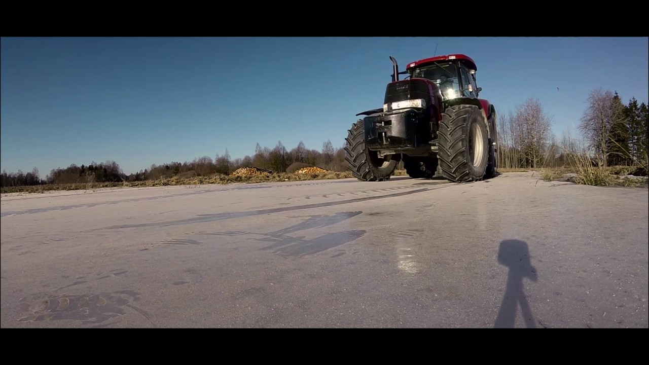 Crazy Latvian tractor driver!