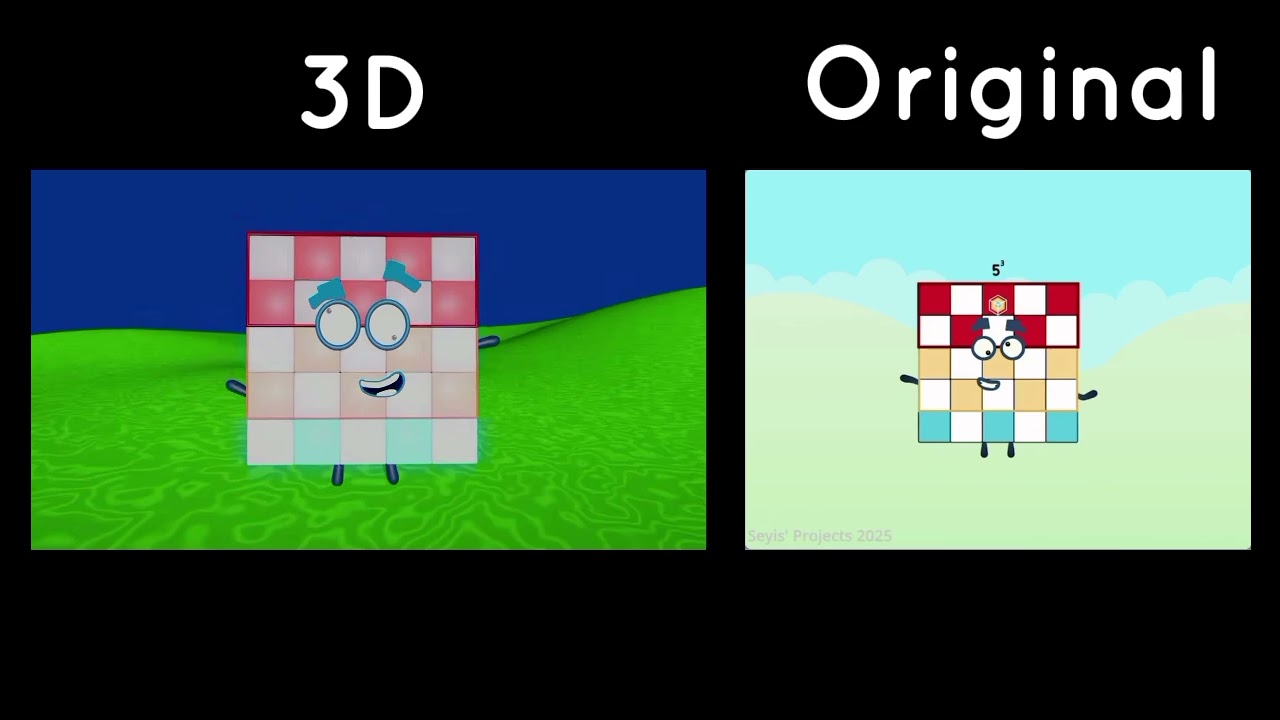 NumberBlocks Cubes Band (Original - 3D)