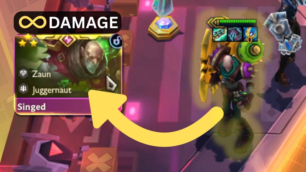 3⭐⭐⭐ SINGED IS THE BEST 4 COST IN THE GAME!!!! | TFT NEW Set 16 PBE