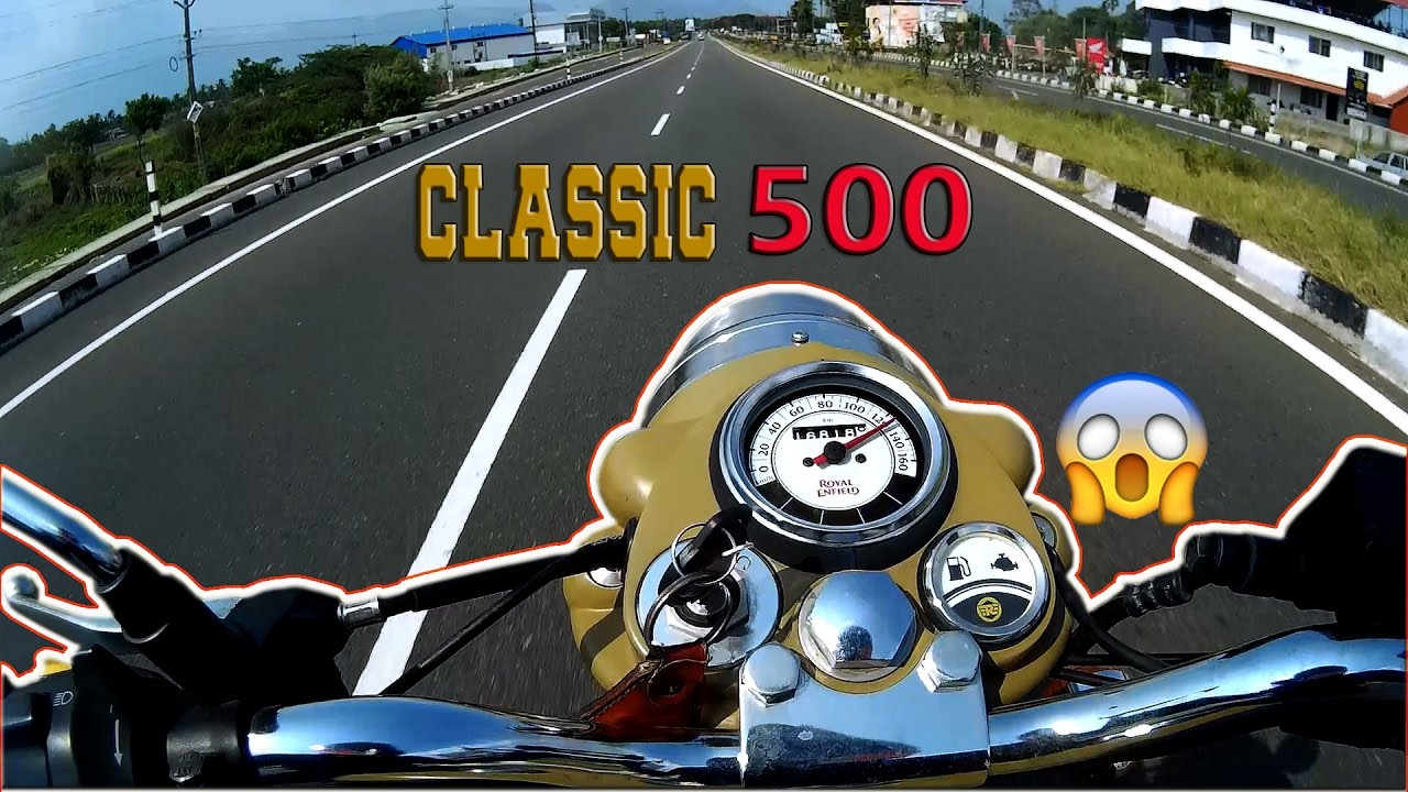 Royal Enfield Classic 500 Top Speed Run | Acceleration | Desert Storm 500 FI