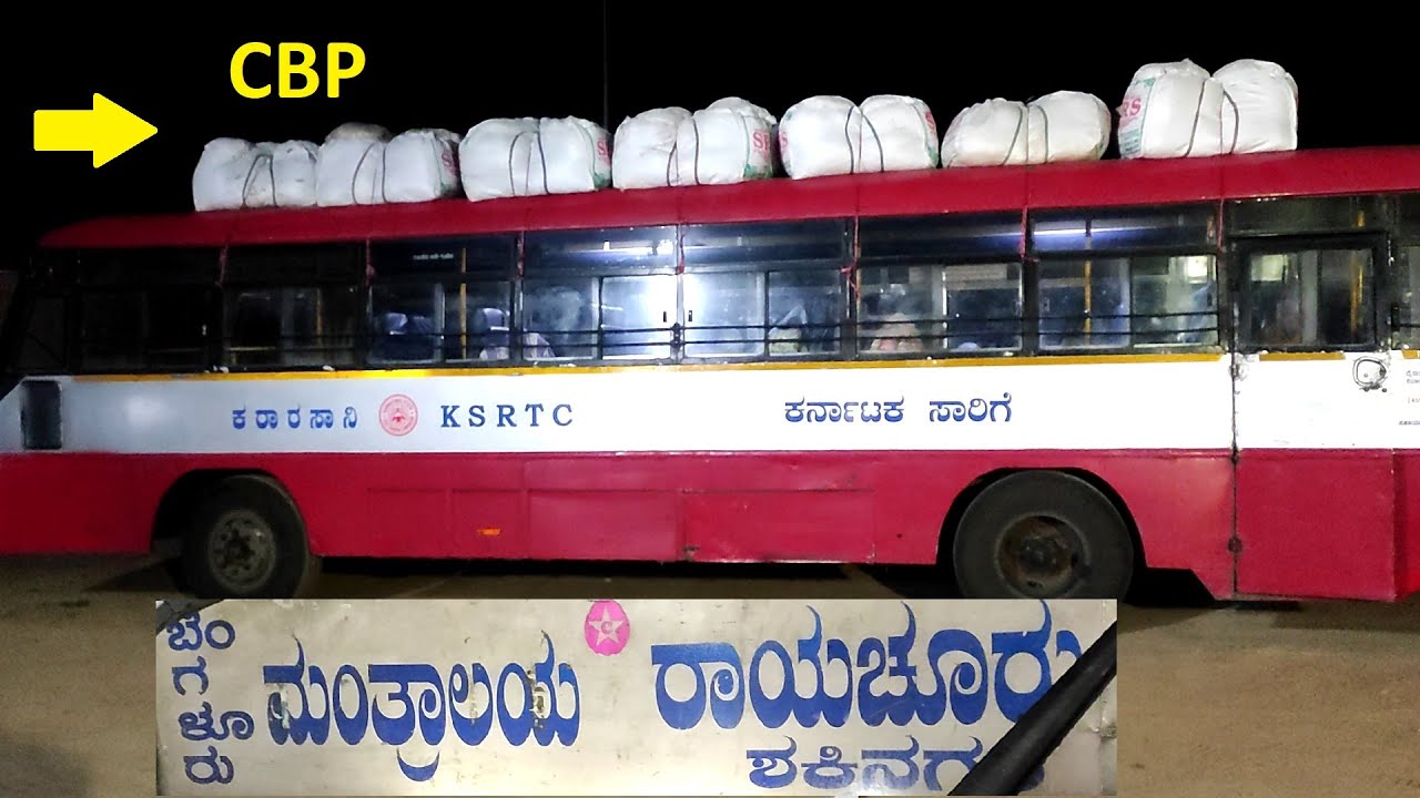 Chikkaballapura KSRTC Bus .. Bengaluru to Raichur via Mantralayam Journey