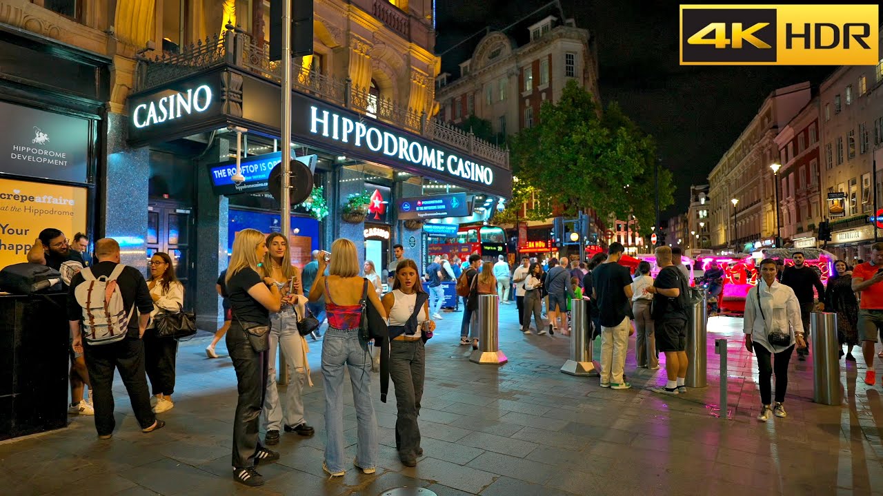 London Walk from Night to Midnight 💃 A Beautiful Nightime compilation in London [4k HDR]